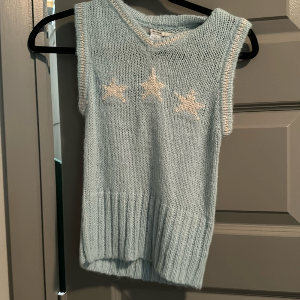 urban outfitters star sweater vest